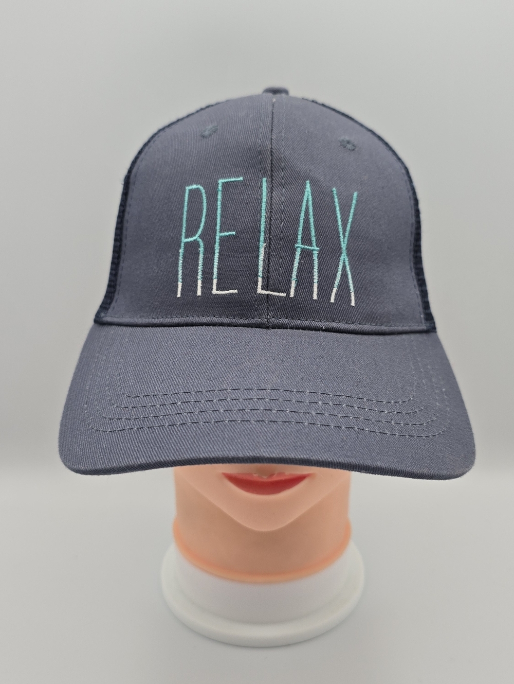 Unbranded Relax Trucker Adjustable Snapback Hat